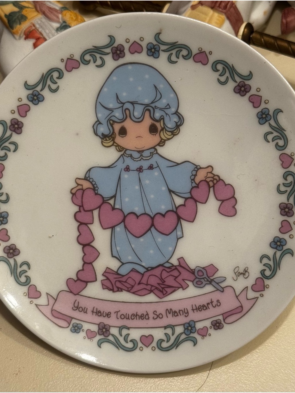 Precious Moments White Decorative Plate